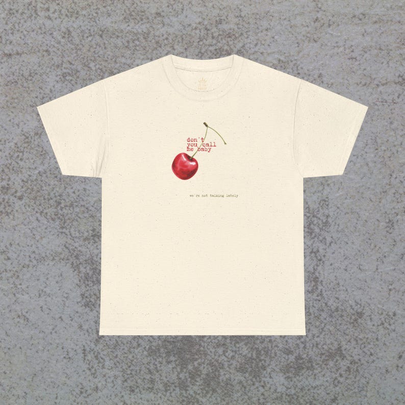 Camiseta gráfica musical "Cherry Don't You Call Me Baby", unisex, de banda, vintage, de concierto, regalo para amantes de la música, retro, rockera imagen 5