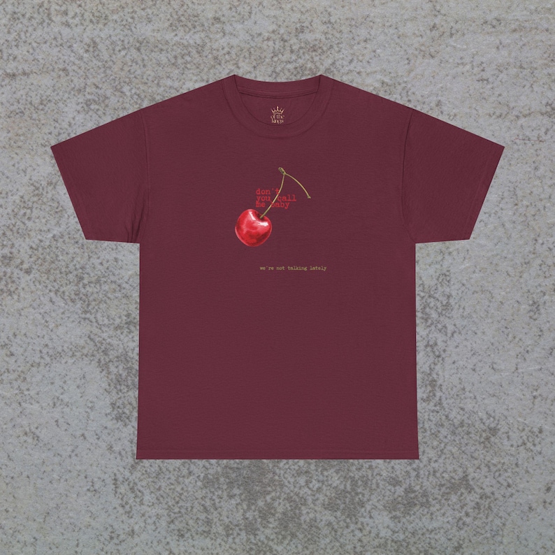 Camiseta gráfica musical "Cherry Don't You Call Me Baby", unisex, de banda, vintage, de concierto, regalo para amantes de la música, retro, rockera imagen 4