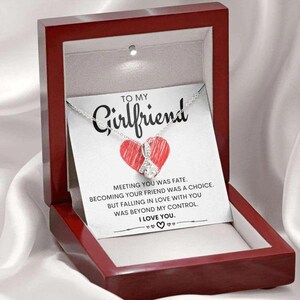 Regalo para novia: regalo romántico de plata para San Valentín, el mejor regalo para novia, muestra de amor, sorpresa para enamorados