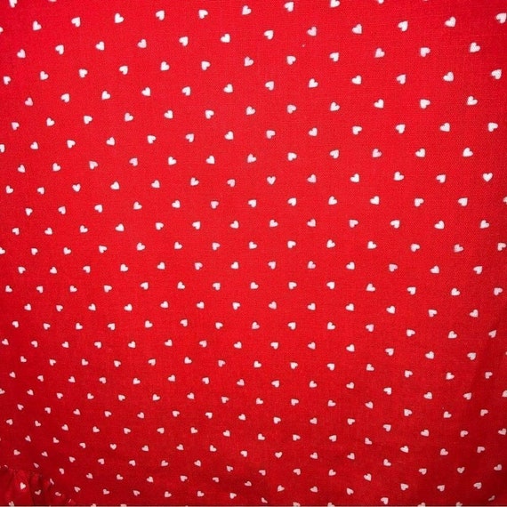Vintage 70s 80s red with white polka dot full swi… - image 4