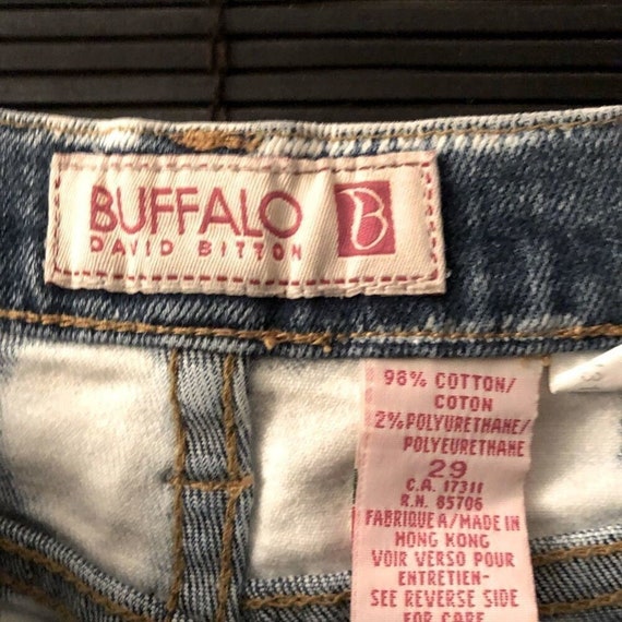 vintage Y2K Buffalo David Bitton tie dye bleached… - image 8
