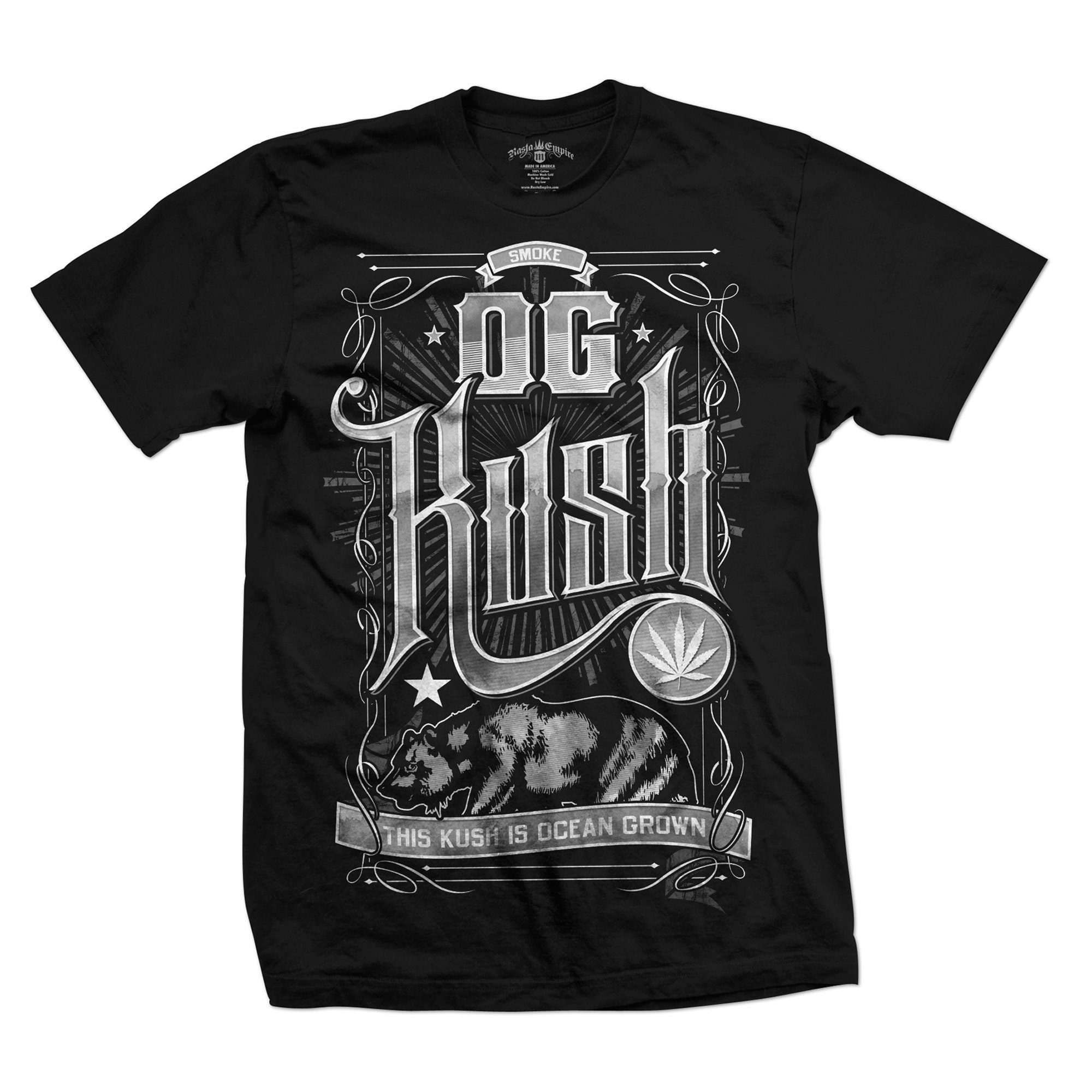 【関税・送料込】OG KUSH T-SHIRT. BLACK Og Kush Tshirt - Etsy