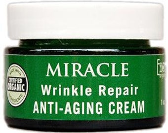 Miracle Wrinkle Repair Anti Aging Face Cream with DMAE, MSM, Collagen, Vitamins E and A.