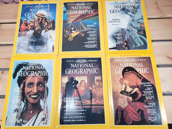 Vintage National Geographic Magazine - Etsy