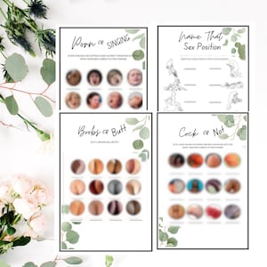 Jeux floraux pour la douche nuptiale : lot de poules sales (PDF)
