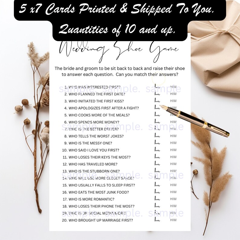 PRINTED Couples Guess Who Game, Guess Who Game, PRINTED Bridal Shower ...