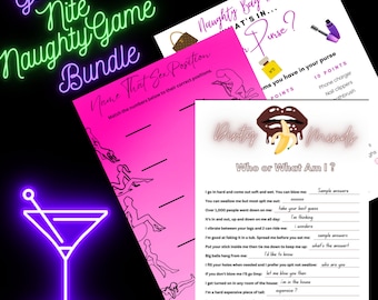 Girls Night Out Games Bundle: Adult Party Games (Instant Download)