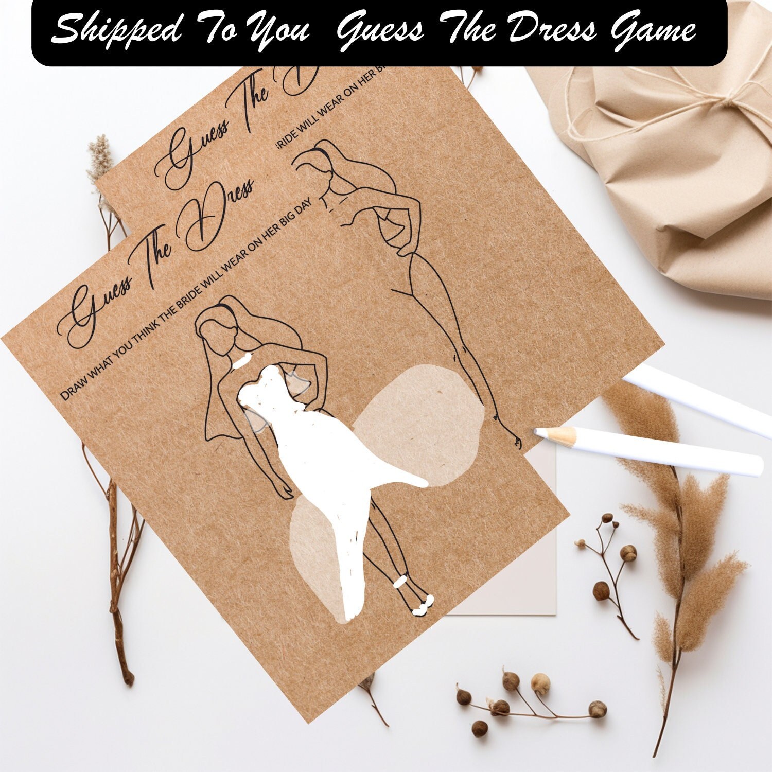 Bachelorette Party Game – Pin The Ball & Chain, Includes 16 Pieces & Eye Mask