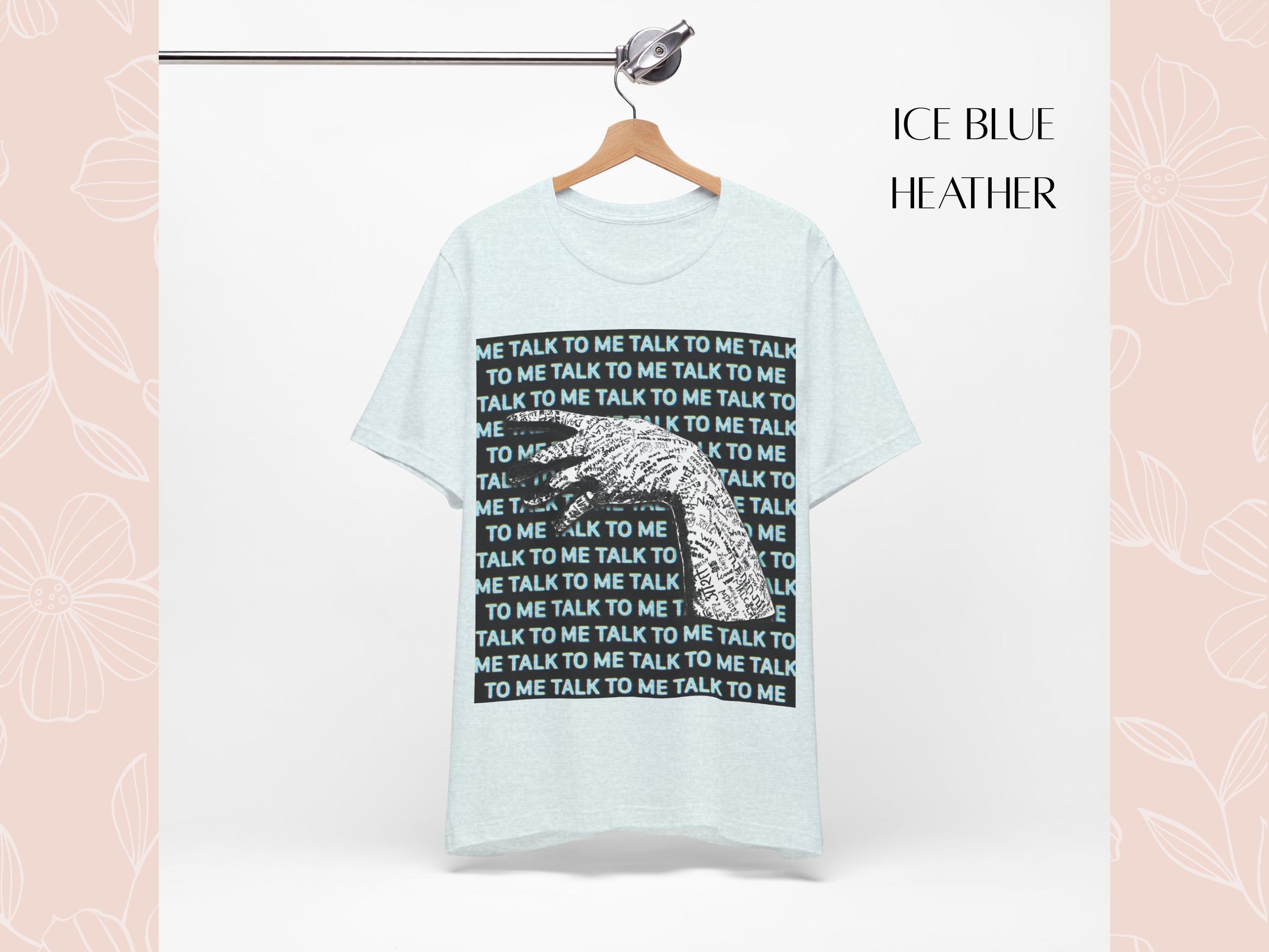 Talk to Me Horror Shirt, A24 Movie Graphic Tee, Creepy Hand Statue