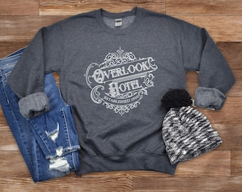The Overlook Sweatshirt, The Shining Shirt, Stephen King Sweater, Stephen King Gift, Stephen King Fan, The Shining, Here's Johnny, Redrum
