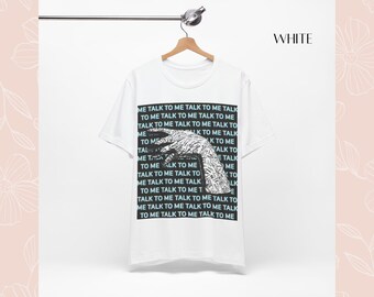 Talk to Me Horror Shirt, A24 Movie Graphic Tee, Creepy Hand Statue