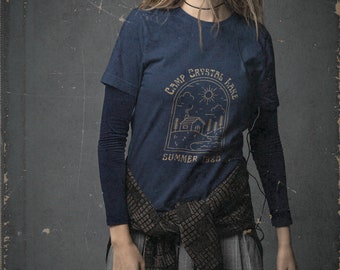 Camp Crystal Lake T Shirt | Vintage Horror Movie Shirt | Horror Movie Shirt | Camp Counselor Tee 80s Graphic | Summer 1980