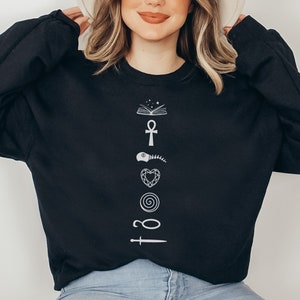 Der Sandmann Sigil Sweatshirt, Der Sandmann inspirierte Shirt, Traum vom Endlosen, Morpheus Shirt, Neil Gaiman