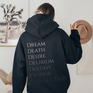 The Sandman Characters Hoodie, The Sandman Inspired Sweatshirt, Neil Gaiman, Dream of the Endless, Morpheus Shirt