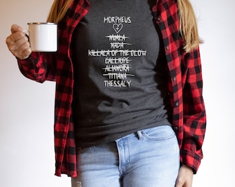 The Sandman Shirt, Morpheus Shirt, Dream of the Endless, Neil Gaiman, Sandman T Shirt, The Sandman Inspired Shirt, Funny Sandman Shirt
