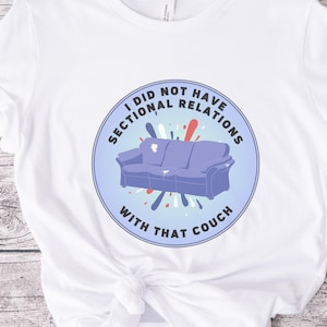 JD Vance Couch Shirt, Funny Political TShirt, Trump Vice President Tee, Hillbilly Elegy Top, Viral Meme, Politics, Kamala Harris, Coconut