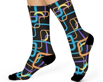 ITYSL Socks, Premium Printed Socks, ITYSL, I Think You Should Leave Socks, Dan Flashes, Tim Robinson, ITYSL Adult, I Think You Should Leave