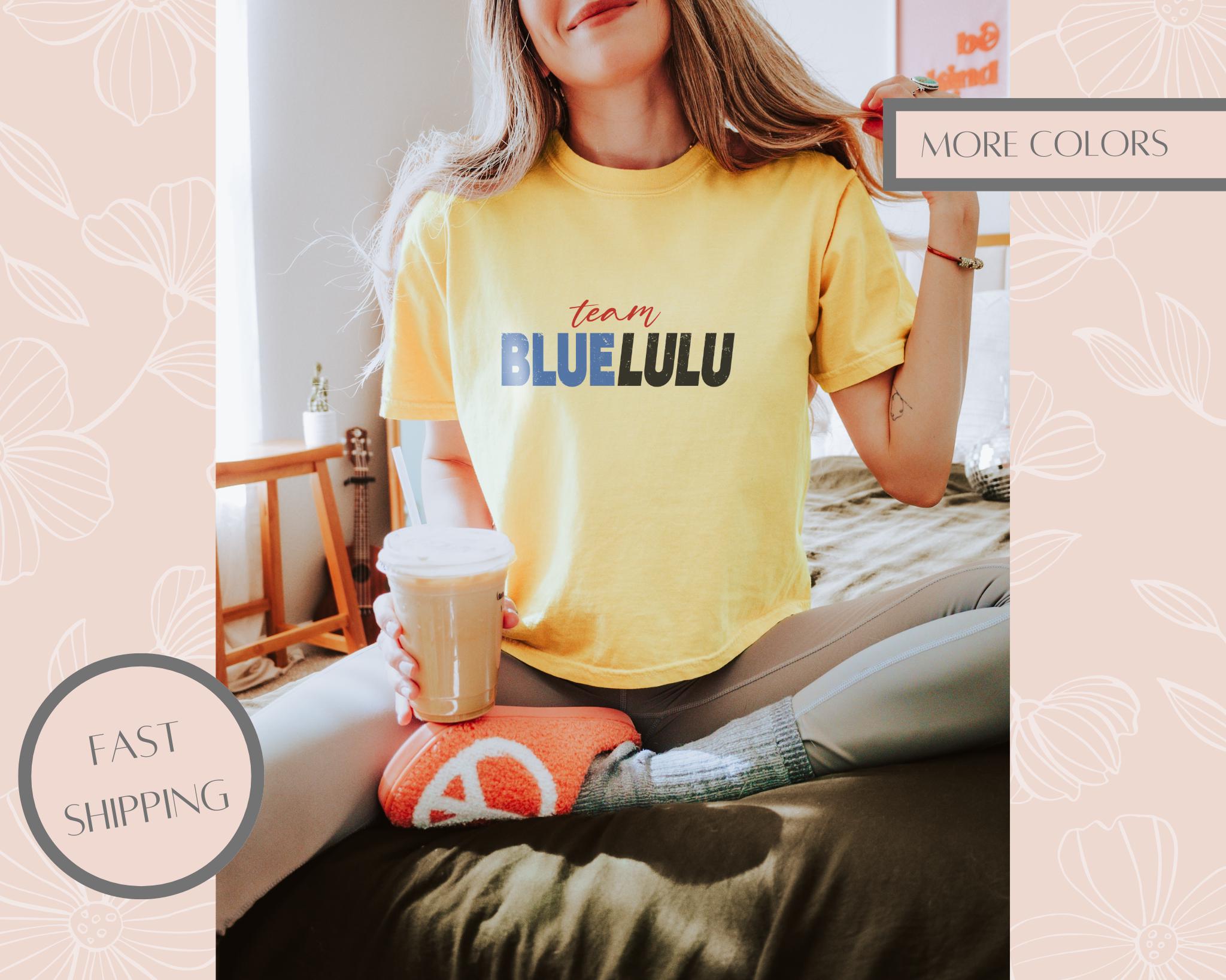 Team Bluelulu Shirt, Kamala Harris T Shirt, Democrat Tee, Feminist Top, Liberal Apparel, Political Clothing, Womens Rights, Progressive Left