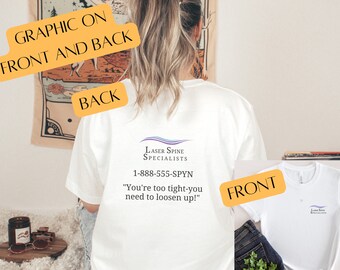 ITYSL Womens T Shirt, I Think You Should Leave Shirt, Tim Robinson Shirt, Laser Spine Specialists, ITYSL Shirt, I Think You Should Leave