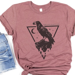 Matthew The Raven TShirt, Traum des Endlosen, Morpheus Shirt, Raben Shirt