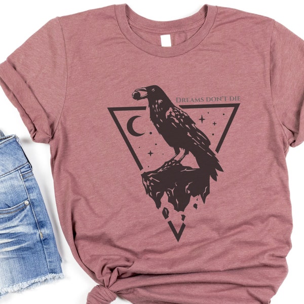 Matthew The Raven TShirt, Traum des Endlosen, Morpheus Shirt, Raben Shirt