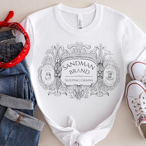 The Sandman Brand Sleeping Grains T Shirt, The Sandman Geïnspireerd Shirt, Droom van het Eindeloze, Morpheus Shirt, Neil Gaiman, The Sandman
