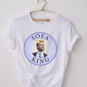 JD Vance Couch Shirt, Funny Political TShirt, Trump Vice President Tee, Hillbilly Elegy Top, Viral Meme, Politics, Kamala Harris, Coconut