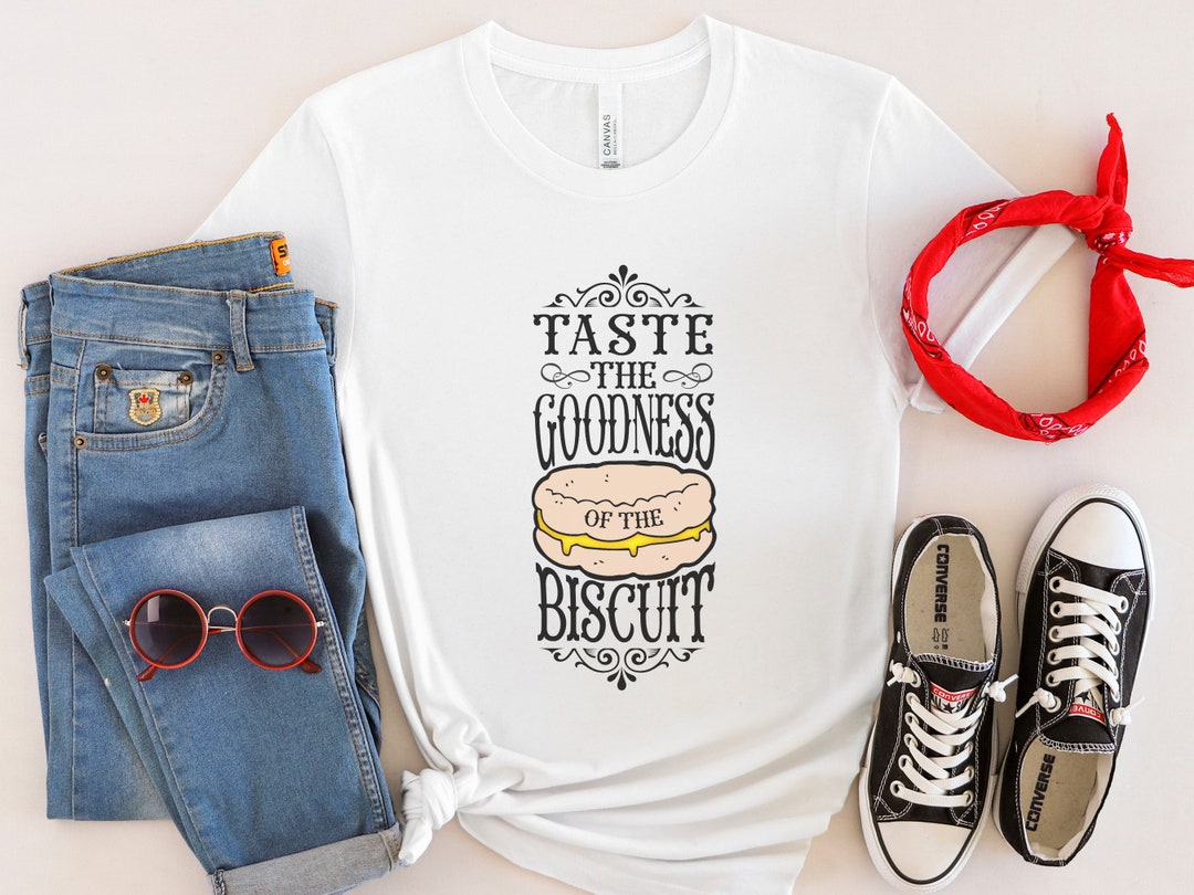 Biscuit Shirt, Taste the Biscuit Tee Shirt, Toasters and Moose, Clock App Trends, Tik, Tok