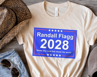 Randall Flagge Shirt, Stephen King TShirt, Stephen King Geschenk, Randal Flagge für Präsidenten T-Shirt, Horror-Liebhaber Top, Geburtstagsgeschenk, für ihn, sie
