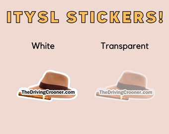 The Driving Crooner Sticker, ITYSL, I Think You Should Leave, Tim Robinson, ITYSL Sticker, Driving Crooner, ITYSL Driving Crooner Sticker