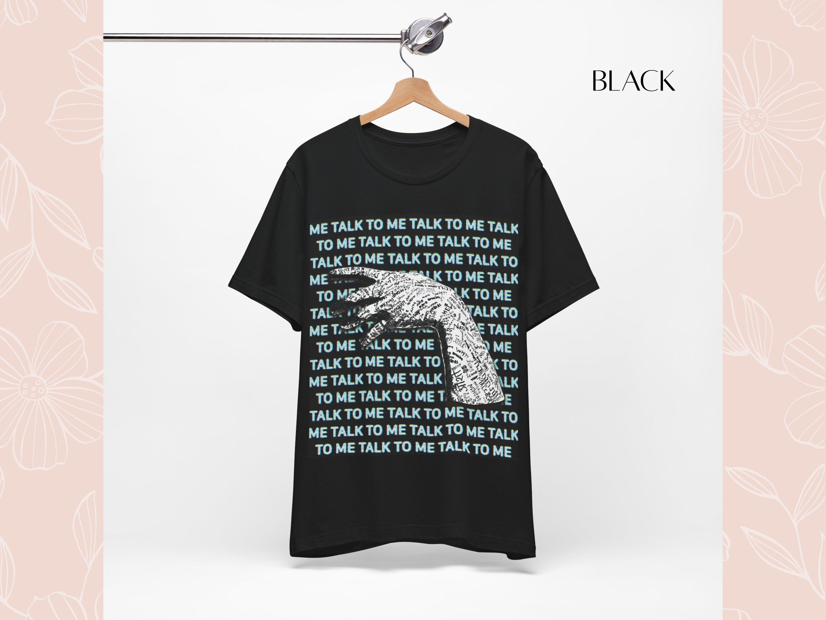 Talk to Me Horror Shirt, A24 Movie Graphic Tee, Creepy Hand Statue