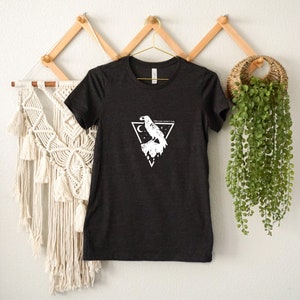Matthew The Raven Womens T Shirt, The Sandman Geïnspireerd Shirt, Droom van het Eindeloze, Morpheus Shirt, Sandman Shirt voor haar