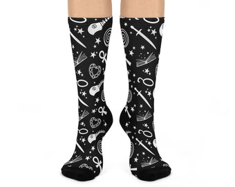 The Sandman Socks, Premium Printed Socks, Endless Sigils, Dream of the Endless, Morpheus, Neil Gaiman