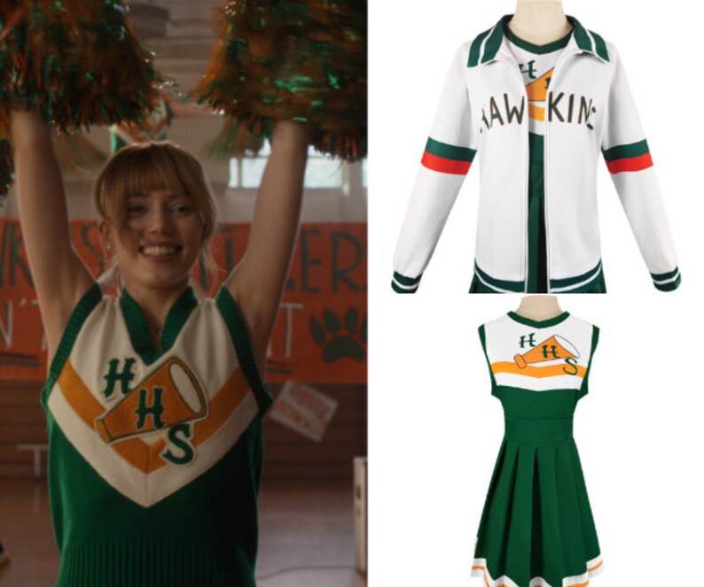 Chrissy From Stranger Things Cheerleader Costume Hawkins Etsy New Zealand