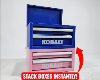 Stacking Bracket for Kobalt Mini Tool Box, Stack Multiple Mini Tool Boxes Together, Riser Connector