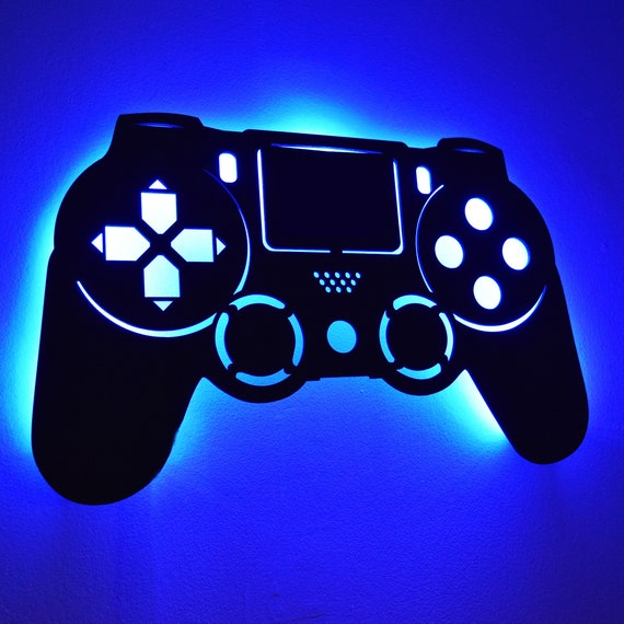 24 LED Lighted Playstation Inspired Controller Sign PS4 Gamer