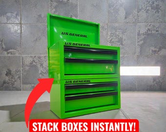 Stacking Bracket for Mini Tool Box, US General Stack Multiple Mini Tool Boxes Together, Riser Connector