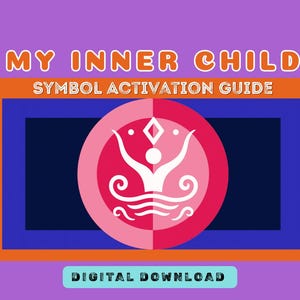 Guide de guérison de l'enfant intérieur, déclarations d'intention en MP3, cahier d'exercices sur l'amour de soi, travail de l'ombre, symbole du subconscient, journal de pleine conscience.