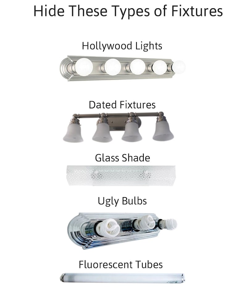 Moderne Vanity Light Cover Refresh Kit, 26w White Textured Fabric Shade