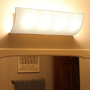 Moderne Vanity Light Cover Conversion Kit 20w White - Etsy