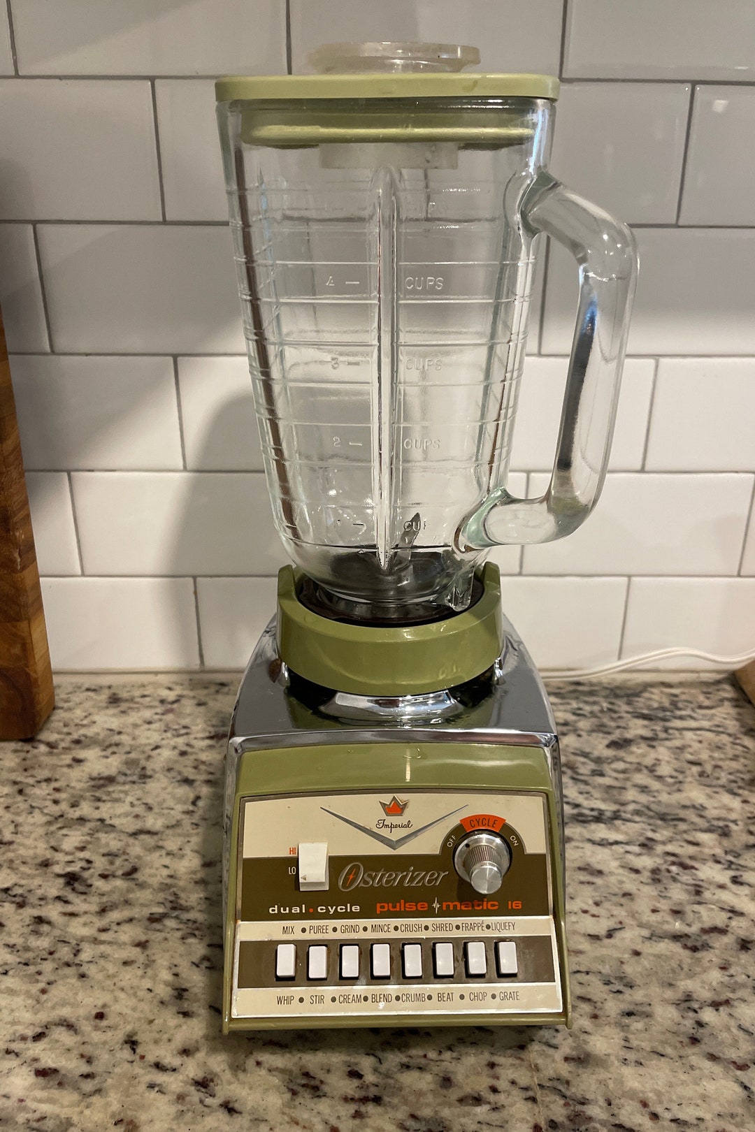 Osterizer Imperial Blender Dual Cycle Pulse Matic 16 Model 854 Etsy