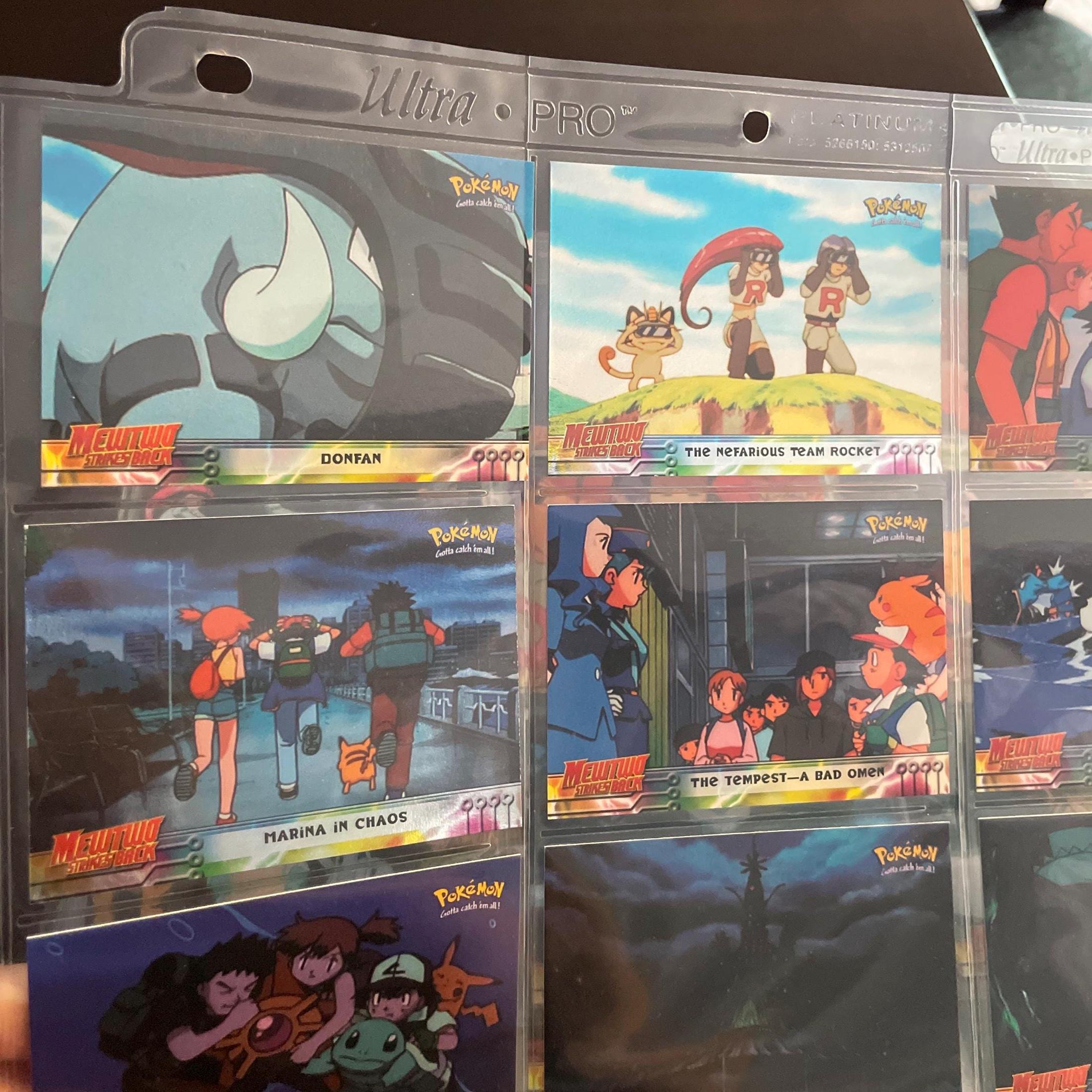 1999 Topps Pokmon the First Movie  Mewtwo Strikes Back Near-complete  Set (39/41) + 8 Foil Cards | Vintage Movie Animation Edition | Pika - Etsy