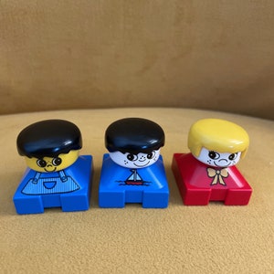 vintage Lego Duplo Shorty figures