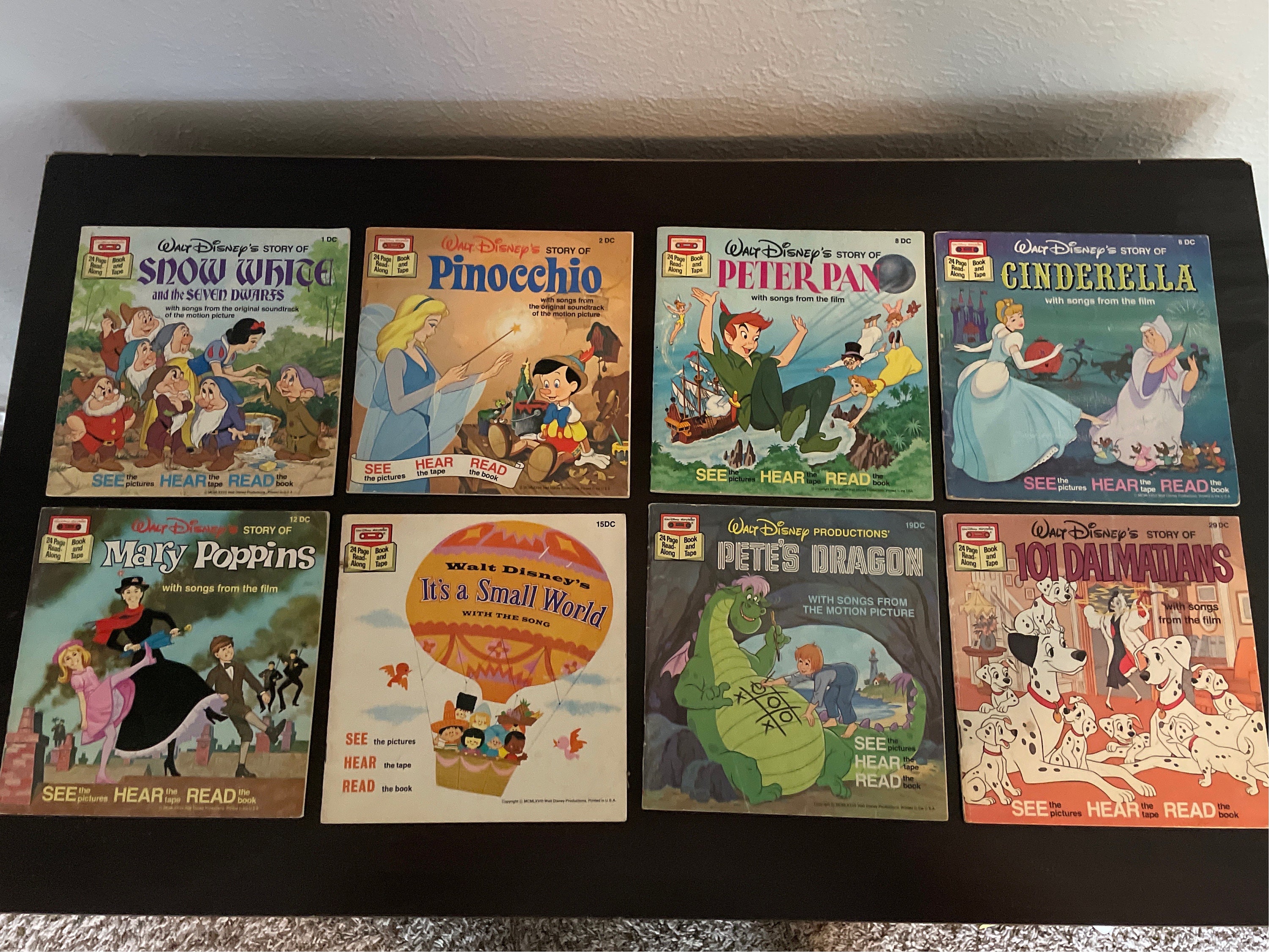 1960s Classic Disney Read Along Book Lot (8 Books) - Etsy