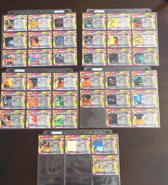 1999 Topps Pokmon the First Movie  Mewtwo Strikes Back Near-complete  Set (39/41) + 8 Foil Cards | Vintage Movie Animation Edition | Pika - Etsy