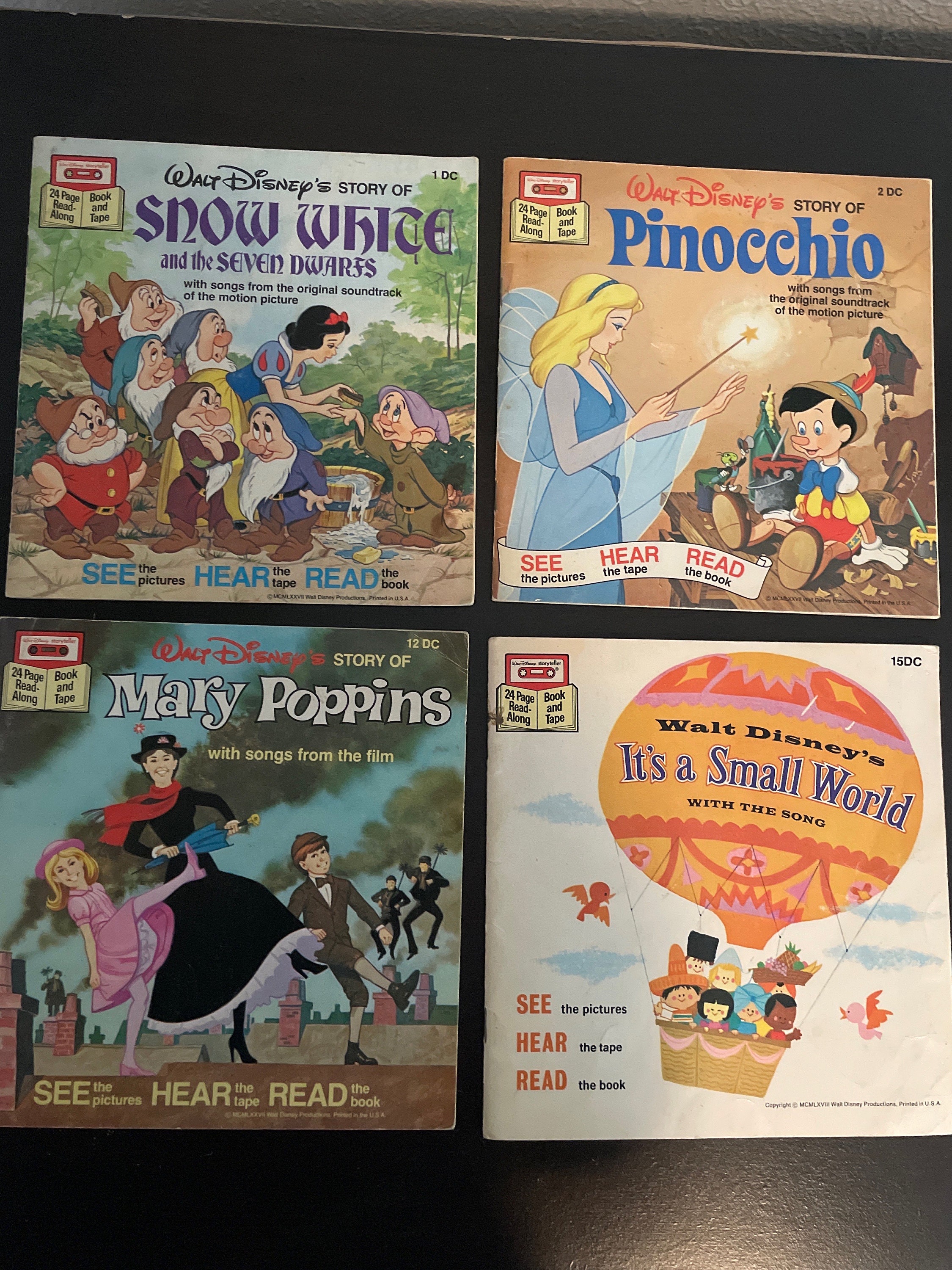 Disney Read-Along Book Collection 28冊セット 1960s Classic Disney Read Along Book Lot (8 Books) - Etsy