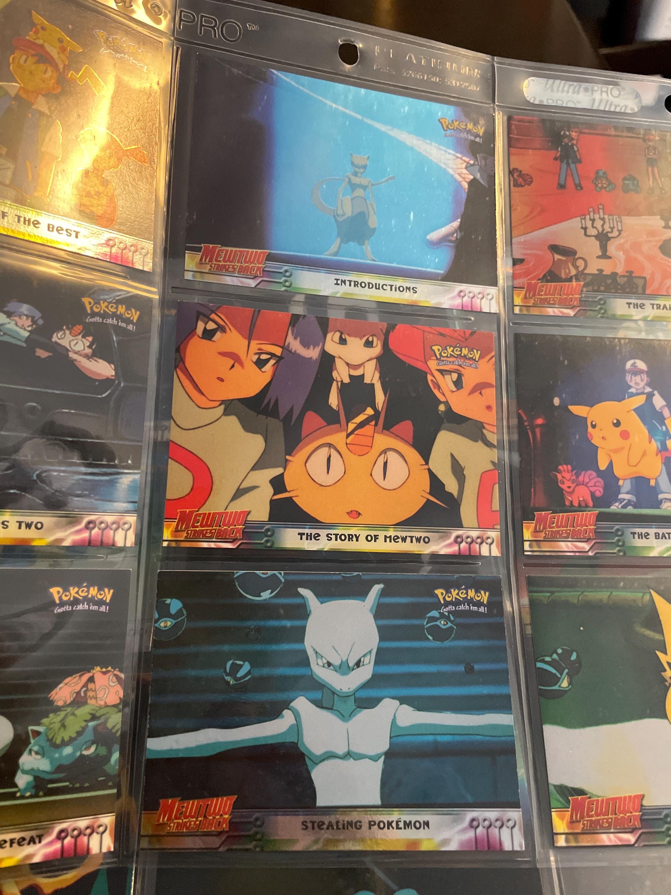 1999 Topps Pokmon the First Movie  Mewtwo Strikes Back Near-complete  Set (39/41) + 8 Foil Cards | Vintage Movie Animation Edition | Pika - Etsy