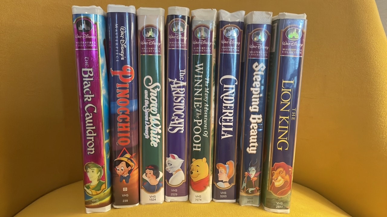 Walt Disney Masterpiece Collection VHS Tapes Lion King Etsy