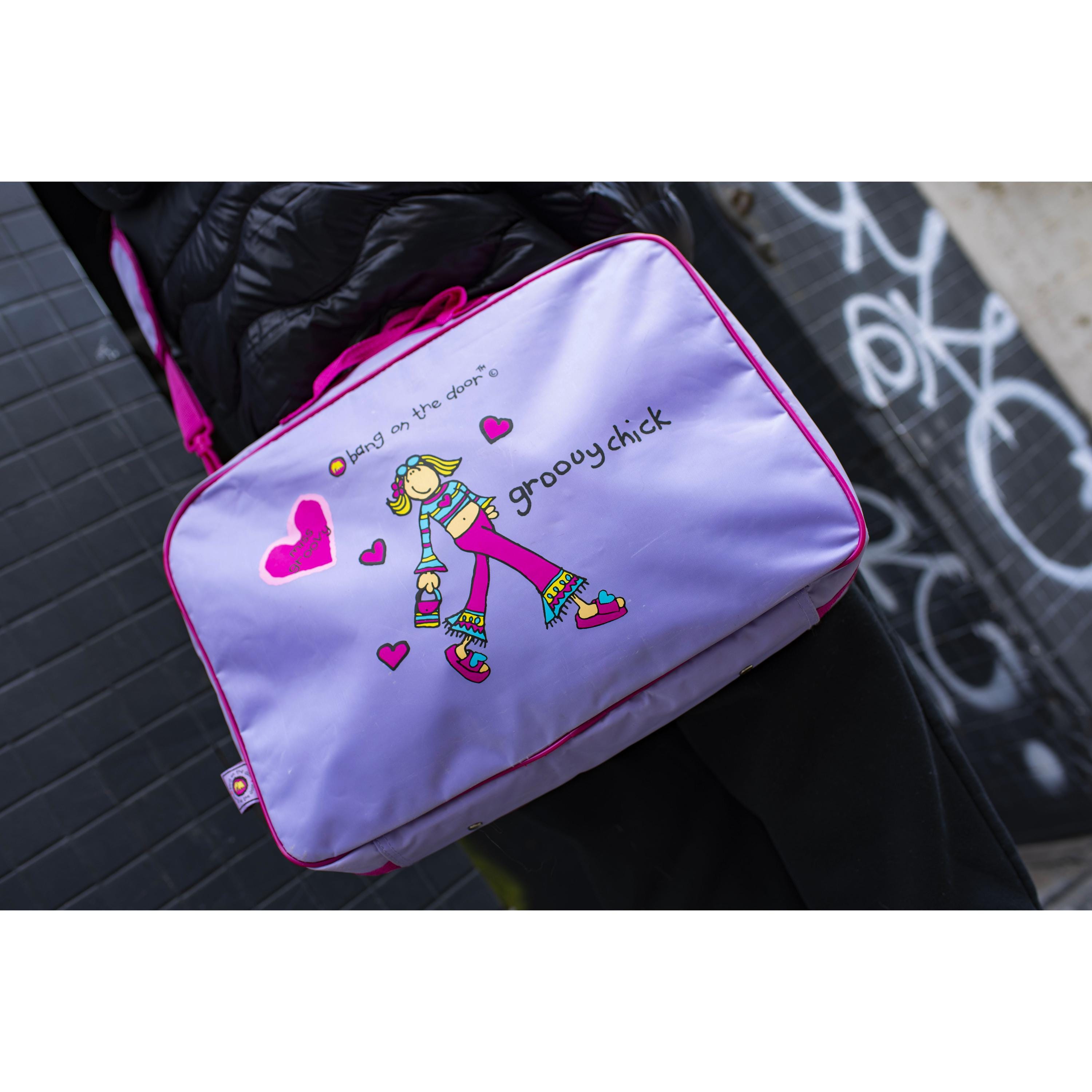 Y2K Groovy Chick Bang on the Door Bag - Etsy