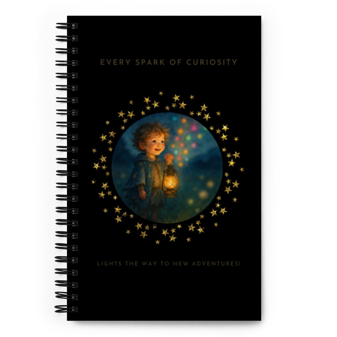 Dotted Page Spiral Notebook: Every Spark of Curiosity - Etsy